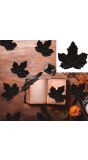 Halloween Griezelige Zwarte Bladeren 24 Stuks