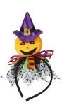 Halloween Haarband Pompoen Heks