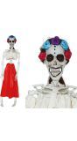 Halloween Hangpop Skelet Vrouw Dia De Los Muertos 40cm