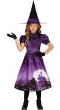 Halloween Jurk Paars Meisjes