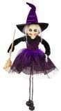 Halloween Kleine Paarse Heks Hangdecoratie