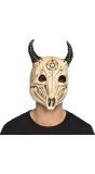 Halloween Latex Ram Schedel Hoofdmasker