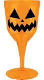 Halloween Oranje Pompoen Wijnglas