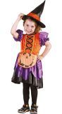 Halloween Pompoen Heksje Kostuum Kind