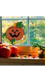 Halloween Pompoen Raam Sticker
