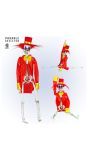 Halloween Poseerbare Clown Skelet 40cm