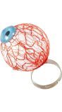 Halloween Ring met Oogbal