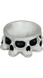 Halloween Ronde Doodshoofd Schaal