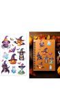 Halloween Schattige Figuren Stickers