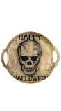 Halloween Schedel Dienblad Rond