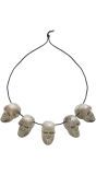 Halloween Schedels Ketting