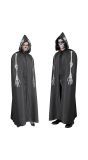 Halloween Skelet Cape met Capuchon en Schedel