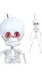 Halloween Skelet Hanger met Rode Ogen