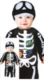 Halloween Skelet Onesie Baby