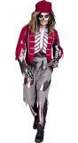 Halloween Skull Pirate Kostuum Heren