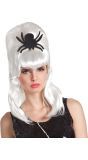 Halloween Spider Bride Pruik Wit