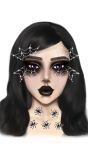 Halloween Spinnenweb Face Jewels