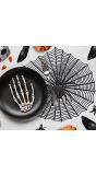 Halloween Spinnenweb Placemat Opengewerkt