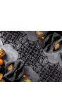 Halloween Spinnenweb Tafelloper Zwart
