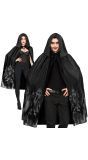 Halloween Spook Cape Zwart