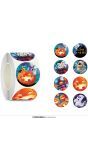 Halloween Stickers Rol 200 Stuks Multicolor