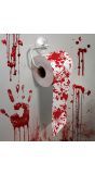 Halloween Toiletrol Bloed Dubbelzijdig