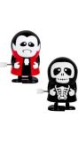 Halloween Vampier en Skelet Opwindfiguurtjes