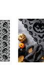 Halloween Zwarte Pompoenen Tafelloper