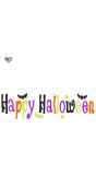 Happy Halloween Gel Raamstickers