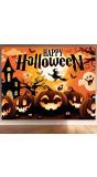 Happy Halloween Oranje Muurdecoratie Photobooth