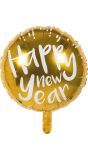 Happy New Year' Folieballon 45cm