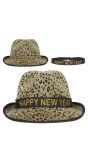 Happy New Year Panterprint Feesthoedje