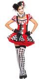 Harlequin Clown Kostuum