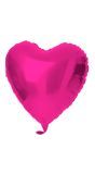 Hartvorm Folieballon 45cm Roze