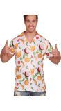 Hawaï Overhemd met Fruitprint