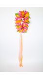 Hawaii Bloemen Haarband Oranje Luxe