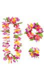 Hawaii Bloemen Krans Set