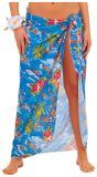 Hawaii Pareo Rok Blauw