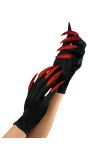 Heks Handschoenen met Rode Nagels
