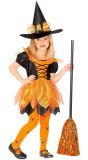 Heksen Jurkje Meisjes Oranje