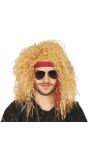 Heren 80's Rockstar Pruik