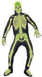 Heren Glow In The Dark Skelet Outfit