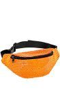 Heuptas Neon Oranje Pailletten Dames Heren
