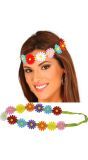 Hippie Bloemen Hoofdband Gekleurd