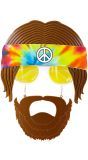 Hippie Bril met Baard