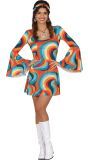 Hippie Disco Jurk 70's Dames