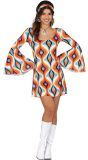 Hippie Disco Jurk 70's Vrouw