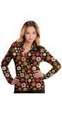 Hippie Flowers Shirt Dames