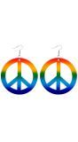 Hippie Oorbellen Regenboog Dames