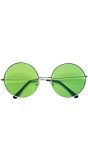 Hippie Retro Bril Groen